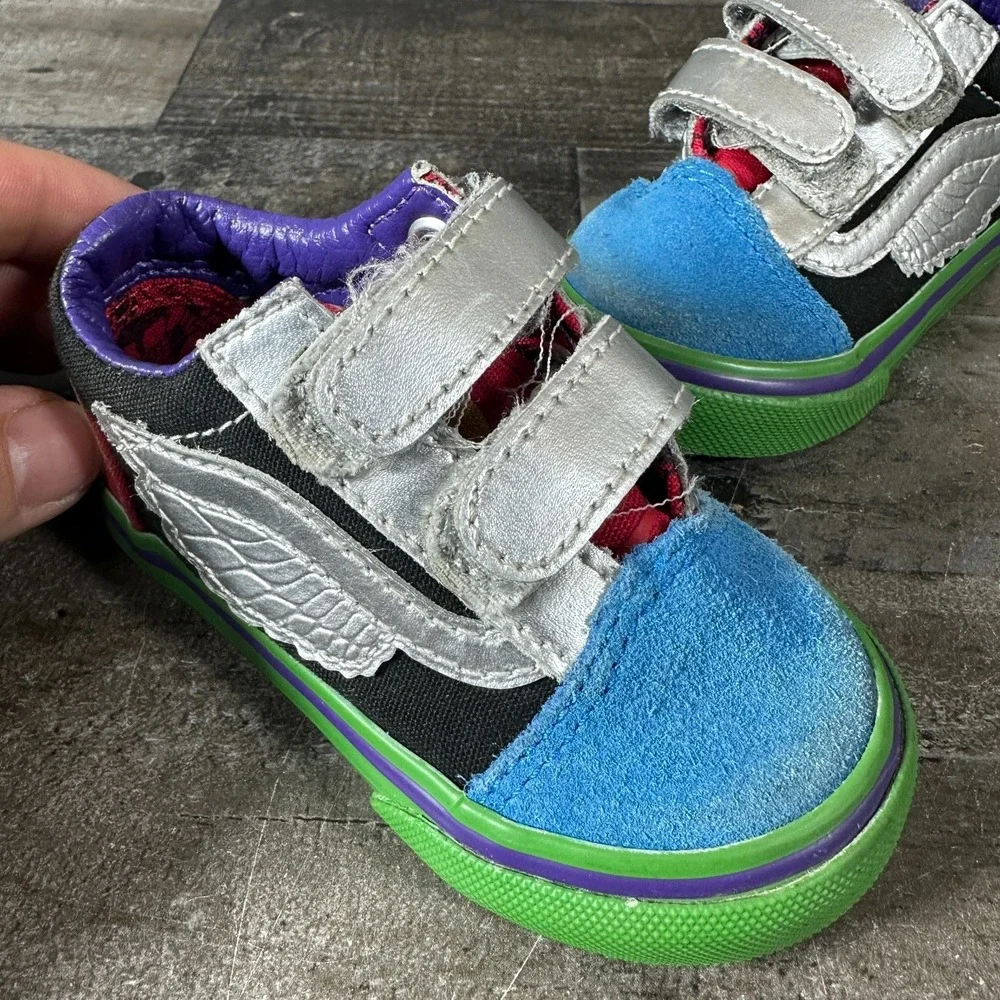VANS x Marvel Avengers‎ Captain America Toddler Sneakers Size 4